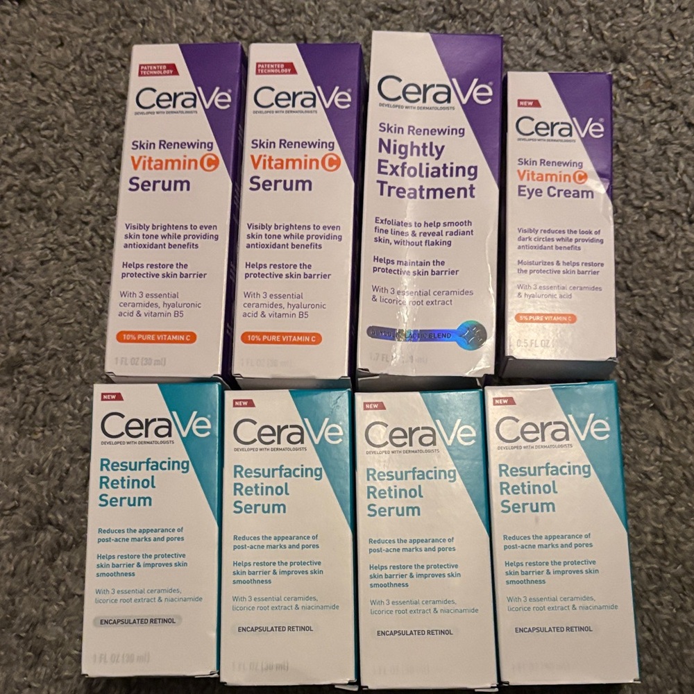 rave Skincare Collection - Purple and White